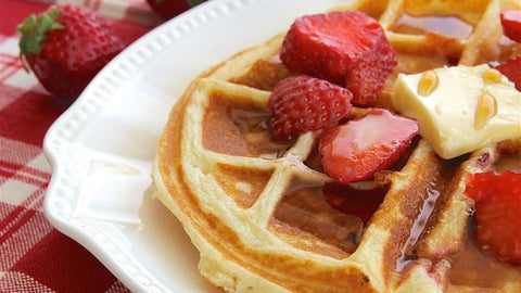 Strawberry Waffles