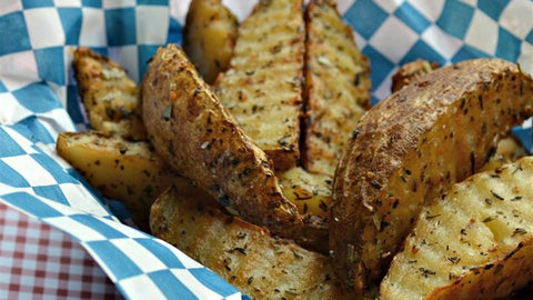 Crusty Herb Potato Wedges