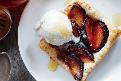 Plum Tarts With Honey and Black Pepper