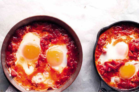 Shakshuka with Capia Peppers and Cumin