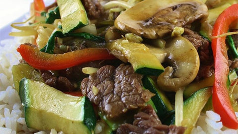 Asian Beef with Snow Peas