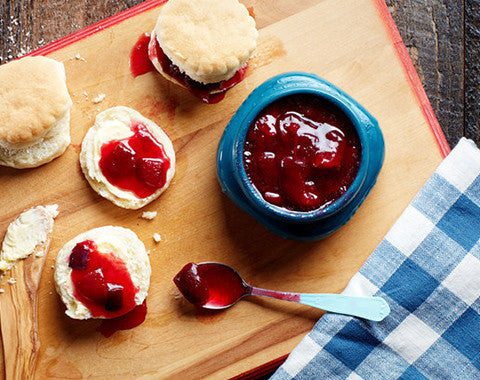 Plum Freezer Jam with Cardamon and Ginger